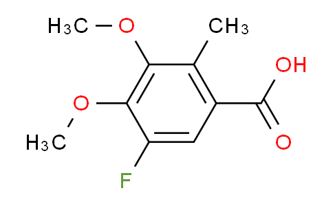 CAS No. 1895436-51-7, 5-fluoro-3,4-dimethoxy-2-methylbenzoic acid
