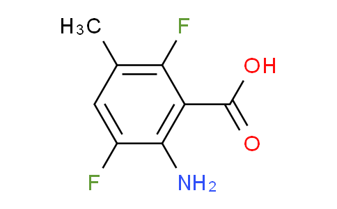 CAS No. 1695648-97-5, 2-amino-3,6-difluoro-5-methylbenzoic acid