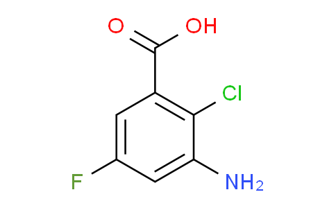 CAS No. 1785596-53-3, 3-amino-2-chloro-5-fluorobenzoic acid