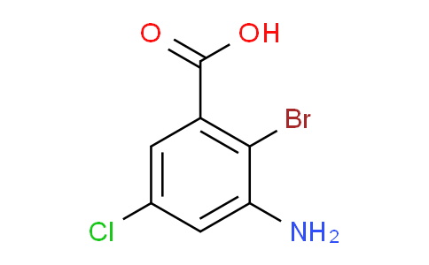 CAS No. 2092390-20-8, 3-amino-2-bromo-5-chlorobenzoic acid