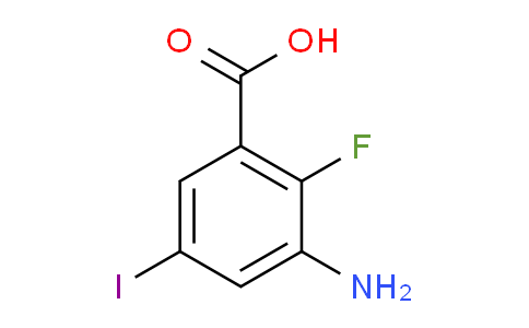 CAS No. 2092516-31-7, 3-amino-2-fluoro-5-iodobenzoic acid