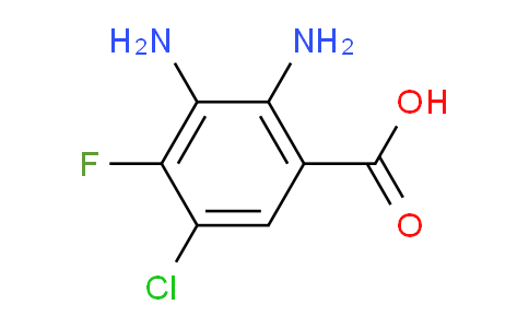 CAS No. 2137597-85-2, 2,3-diamino-5-chloro-4-fluorobenzoic acid