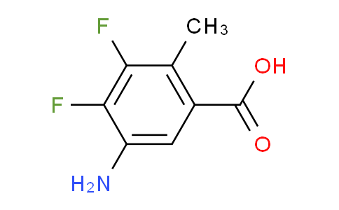 CAS No. 2416921-14-5, 5-amino-3,4-difluoro-2-methylbenzoic acid