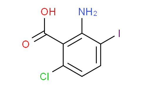 CAS No. 848092-70-6, 2-amino-6-chloro-3-iodobenzoic acid