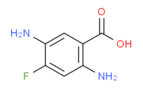 CAS No. 1249405-27-3, 2,5-diamino-4-fluorobenzoic acid