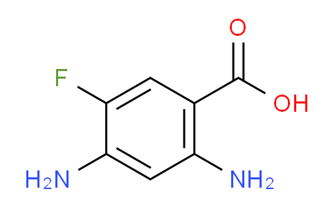 CAS No. 1427083-71-3, 2,4-diamino-5-fluorobenzoic acid