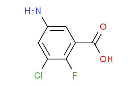 CAS No. 1519383-66-4, 5-amino-3-chloro-2-fluorobenzoic acid