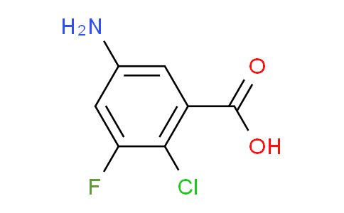CAS No. 1521998-74-2, 5-amino-2-chloro-3-fluorobenzoic acid