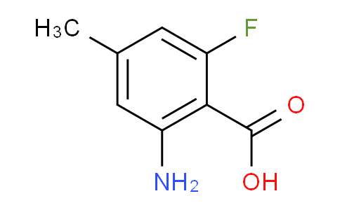 CAS No. 1522641-69-5, 2-amino-6-fluoro-4-methylbenzoic acid