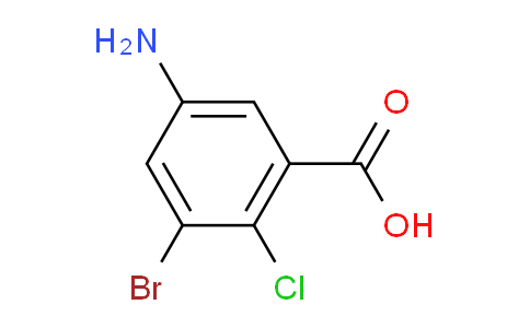 CAS No. 1564605-14-6, 5-amino-3-bromo-2-chlorobenzoic acid