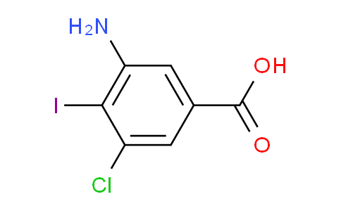 CAS No. 1690980-46-1, 3-amino-5-chloro-4-iodobenzoic acid