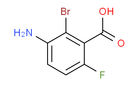 CAS No. 1780392-45-1, 3-amino-2-bromo-6-fluorobenzoic acid