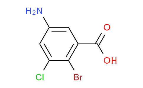 CAS No. 1784338-07-3, 5-amino-2-bromo-3-chlorobenzoic acid