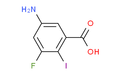 CAS No. 2092770-09-5, 5-amino-3-fluoro-2-iodobenzoic acid