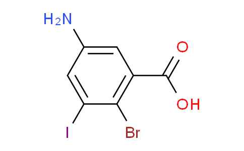 CAS No. 2167899-62-7, 5-amino-2-bromo-3-iodobenzoic acid