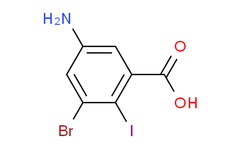 CAS No. 2168151-55-9, 5-amino-3-bromo-2-iodobenzoic acid