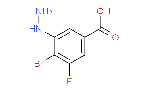 CAS No. 2351392-09-9, 4-bromo-3-fluoro-5-hydrazinylbenzoic acid