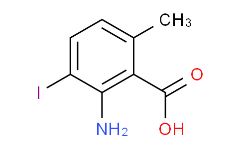 CAS No. 209918-75-2, 2-amino-3-iodo-6-methylbenzoic acid