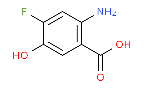 CAS No. 1250931-52-2, 2-amino-4-fluoro-5-hydroxybenzoic acid