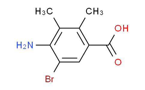 CAS No. 1304539-16-9, 4-amino-5-bromo-2,3-dimethylbenzoic acid