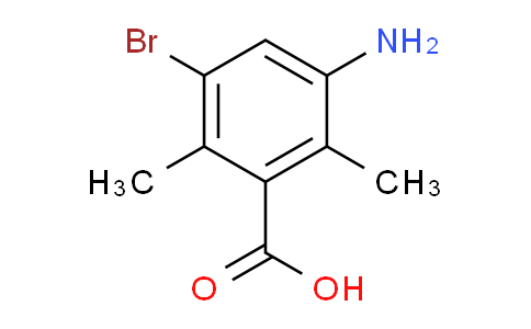 CAS No. 1779767-91-7, 3-amino-5-bromo-2,6-dimethylbenzoic acid