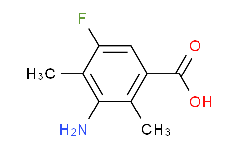 CAS No. 1782433-23-1, 3-amino-5-fluoro-2,4-dimethylbenzoic acid