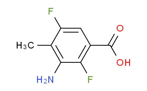 CAS No. 1783339-86-5, 3-amino-2,5-difluoro-4-methylbenzoic acid