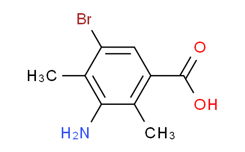 CAS No. 1784357-79-4, 3-amino-5-bromo-2,4-dimethylbenzoic acid