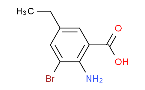 CAS No. 1824067-52-8, 2-amino-3-bromo-5-ethylbenzoic acid