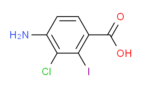 CAS No. 2090481-34-6, 4-amino-3-chloro-2-iodobenzoic acid