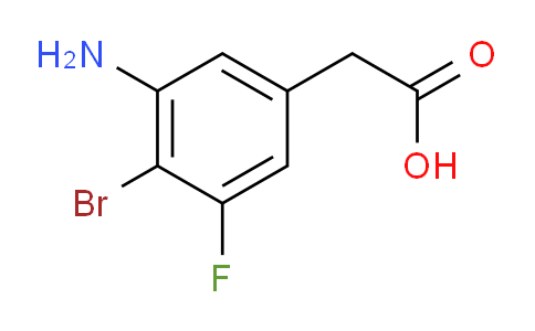 CAS No. 2091407-19-9, 2-(3-amino-4-bromo-5-fluorophenyl)acetic acid