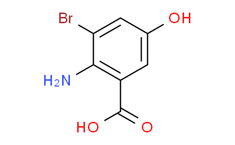 CAS No. 2091623-67-3, 2-amino-3-bromo-5-hydroxybenzoic acid