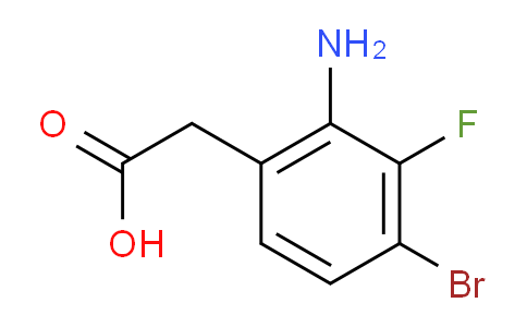 CAS No. 2091805-30-8, 2-(2-amino-4-bromo-3-fluorophenyl)acetic acid