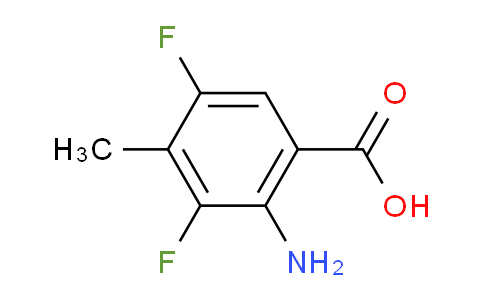 CAS No. 2383869-13-2, 2-amino-3,5-difluoro-4-methylbenzoic acid