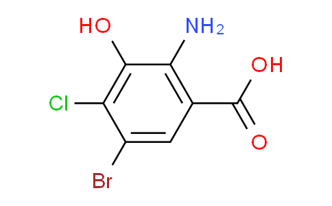 CAS No. 149517-73-7, 2-amino-5-bromo-4-chloro-3-hydroxybenzoic acid