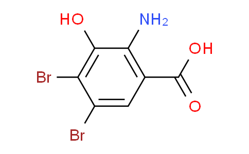 CAS No. 149517-98-6, 2-amino-4,5-dibromo-3-hydroxybenzoic acid