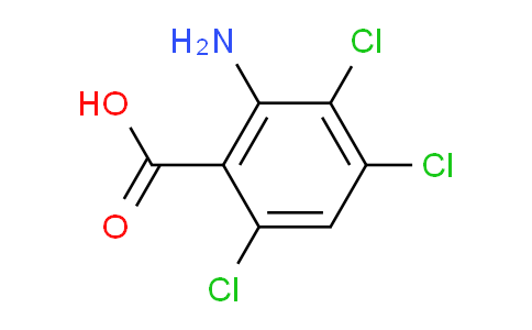 CAS No. 731791-85-8, 2-amino-3,4,6-trichlorobenzoic acid