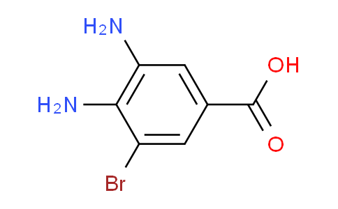 CAS No. 1329119-36-9, 3,4-diamino-5-bromobenzoic acid