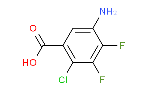 CAS No. 1783784-10-0, 5-amino-2-chloro-3,4-difluorobenzoic acid