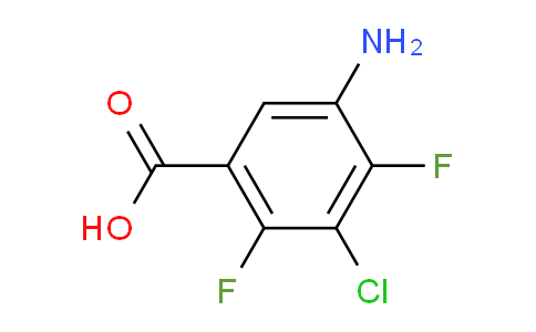 CAS No. 1801666-57-8, 5-amino-3-chloro-2,4-difluorobenzoic acid
