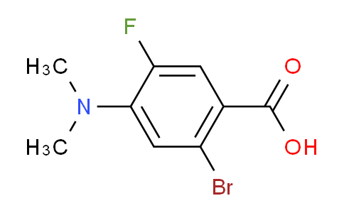 CAS No. 1880867-75-3, 2-bromo-4-(dimethylamino)-5-fluorobenzoic acid