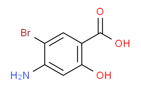 CAS No. 6625-93-0, 4-amino-5-bromo-2-hydroxybenzoic acid