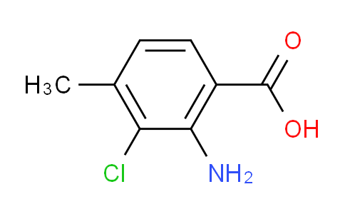 CAS No. 27696-37-3, 2-amino-3-chloro-4-methylbenzoic acid