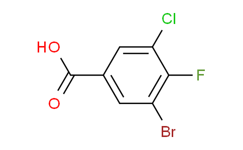 CAS No. 176548-68-8, 3-bromo-5-chloro-4-fluorobenzoic acid