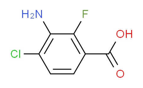 CAS No. 1360624-16-3, 3-amino-4-chloro-2-fluorobenzoic acid