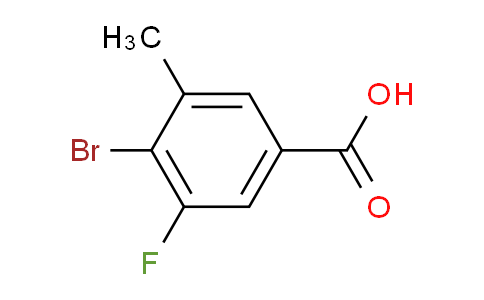 CAS No. 1427448-65-4, 4-bromo-3-fluoro-5-methylbenzoic acid