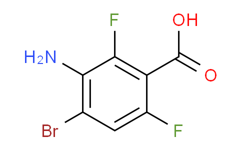 CAS No. 1502092-66-1, 3-amino-4-bromo-2,6-difluorobenzoic acid