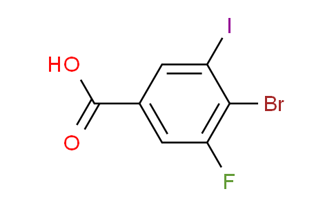 CAS No. 1529143-53-0, 4-bromo-3-fluoro-5-iodobenzoic acid