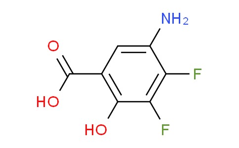 CAS No. 1783642-08-9, 5-amino-3,4-difluoro-2-hydroxybenzoic acid