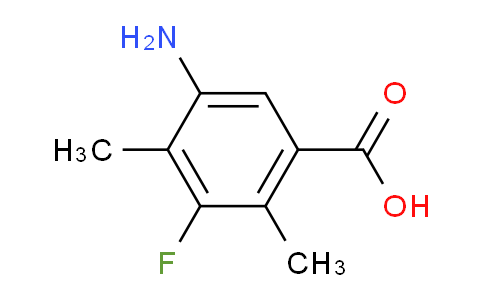 CAS No. 1785567-77-2, 5-amino-3-fluoro-2,4-dimethylbenzoic acid